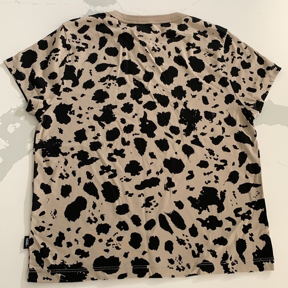Vans Womens Animal Instinct Mini T-Shirt Cobblestone size S NWT - Picture 11 of 12